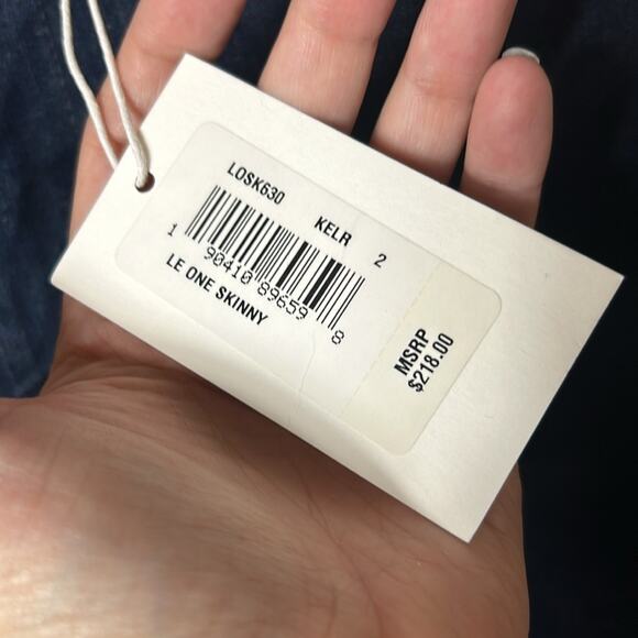 NWT Frame Le One Skinny dark wash jeans in Keller wash - Picture 16 of 16